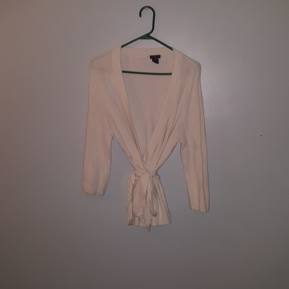 100% Cotton Wrap Sweater
